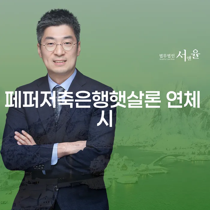 페퍼저축은행햇살론 연체 시 개인회생으로 해결 신청했을 경우