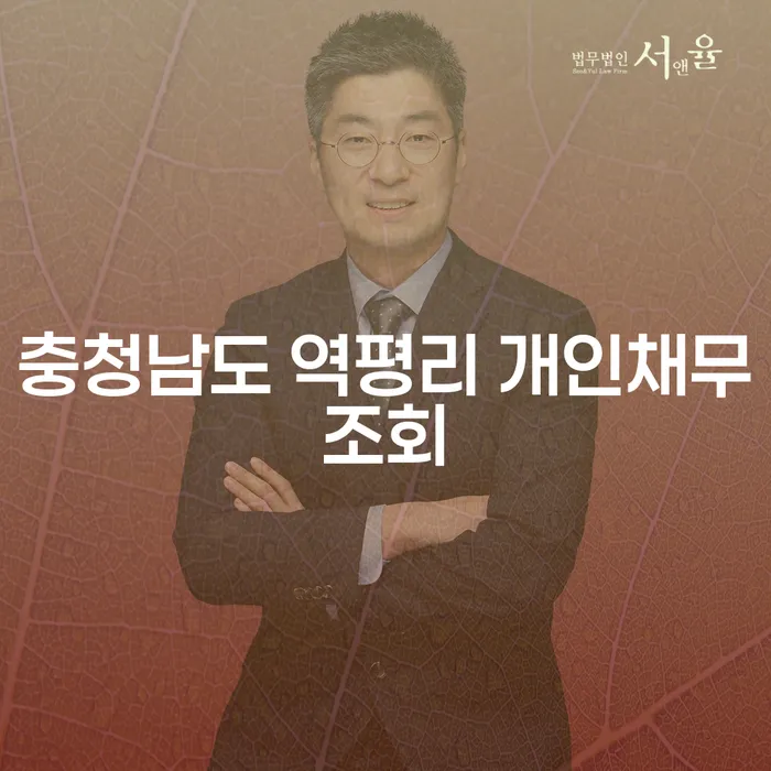충청남도 역평리 개인채무조회, 어떻게 시작해야 할까요?